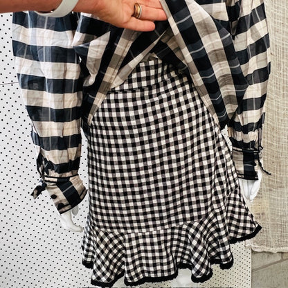 STORM / ruffle gingham mini / s (3877830591088384214)