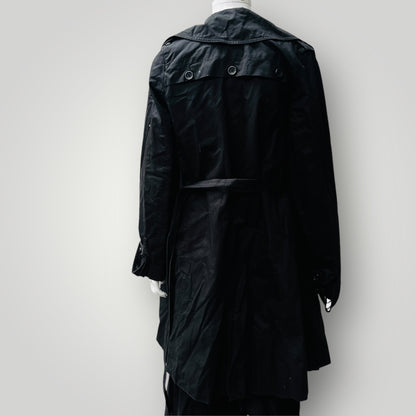 JNBY / black trench coat / m (3878027115621380747)