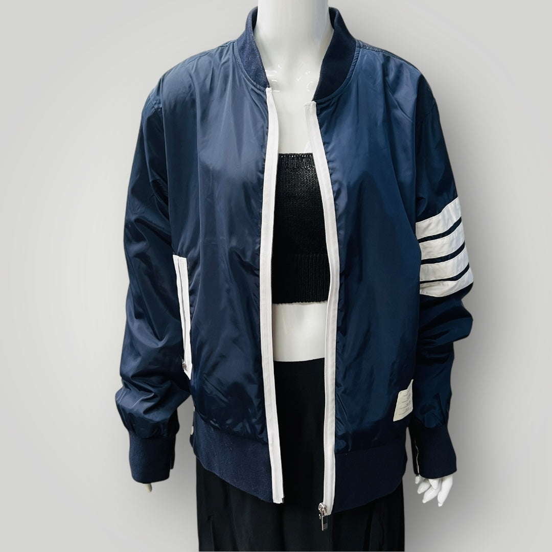 THOM BROWNE / 4 BAR RIPSTOP NYLON BOMBER JACKET / 3 / $1400rrp Jackets
