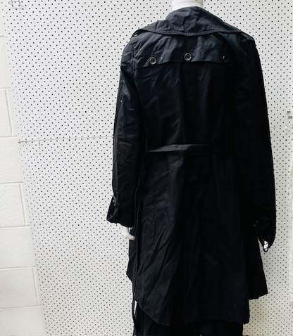 JNBY / black trench coat / m (3878027881772421978)