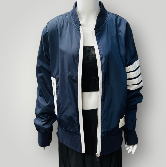 THOM BROWNE / 4 BAR RIPSTOP NYLON BOMBER JACKET / 3 / $1400rrp Jackets