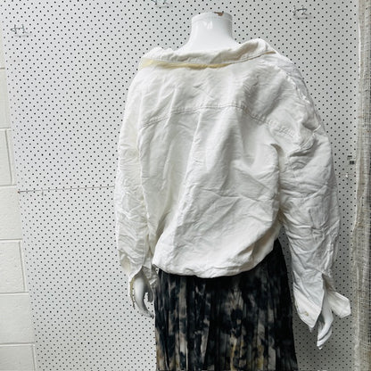 Totême / White Monogram Tracksuit Zip-Up Jacket / 38 (3879155462651104038)
