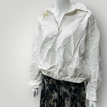 Totême / White Monogram Tracksuit Zip-Up Jacket / 38 (3879155713933379757)