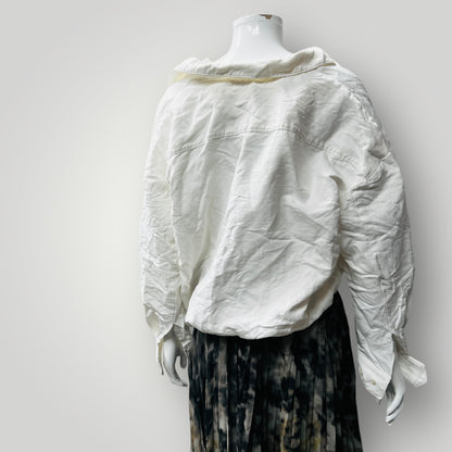 Totême / White Monogram Tracksuit Zip-Up Jacket / 38 (3879155716490544387)