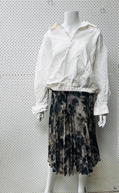 Totême / White Monogram Tracksuit Zip-Up Jacket / 38 Tops & shirts