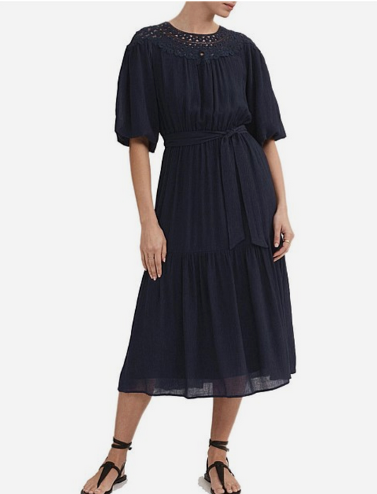 WITCHERY / textured lace detail dress / 18 Dresses