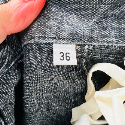 2000s vintage / denim jacket / s (3880360468396205191)