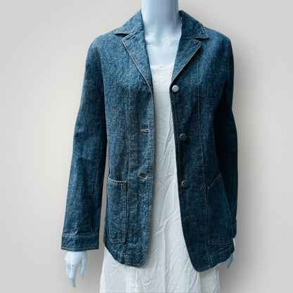 2000s vintage / denim jacket / s (3880361390557075128)