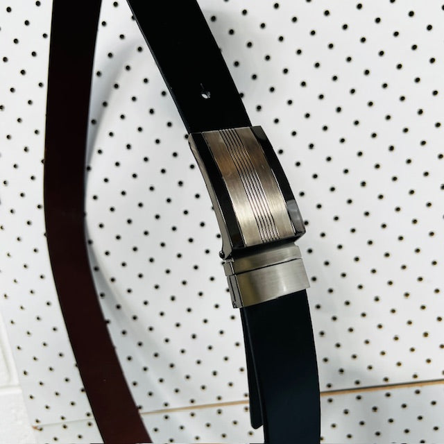 black leather belt / 38 (3881401151613637612)