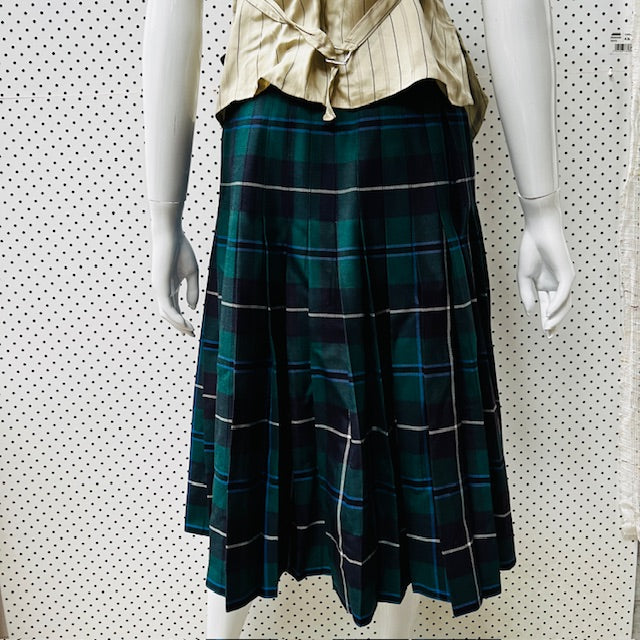 BROMLEYWEAR / wool kilt / school uniform - OGHS / made in nz / s (3881485871581022418)