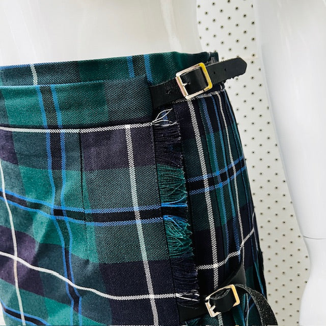 BROMLEYWEAR / wool kilt / school uniform - OGHS / made in nz / s (3881485878345674304)