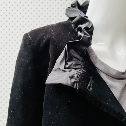 1990s aussie vintage / CARLA ZAMPATTI / velvet jacket / s (3881651870163950288)