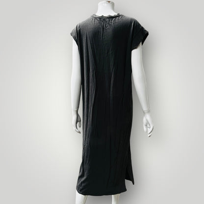 HOLY CHIC / grey midi dress / s (3881652102604150623)