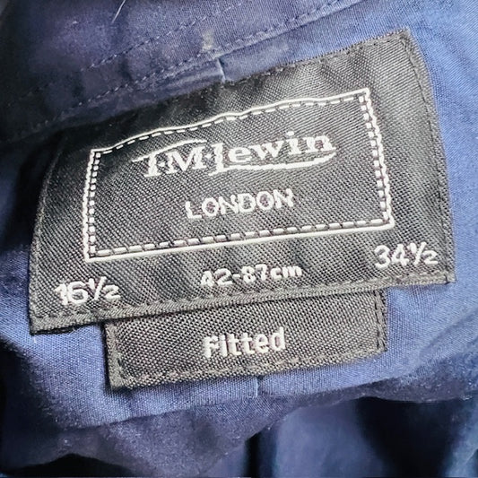 TM LEWIN / navy shirt jacket / m (3881742166166496931)
