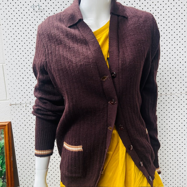 nz vintage / WAIRAKEI / collared wool cardigan / s Tops & shirts