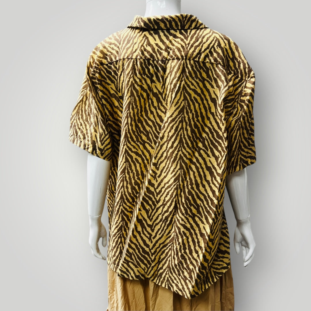 charlie holiday / indie shirt in zebra / 14 / xl (3881742641287817543)