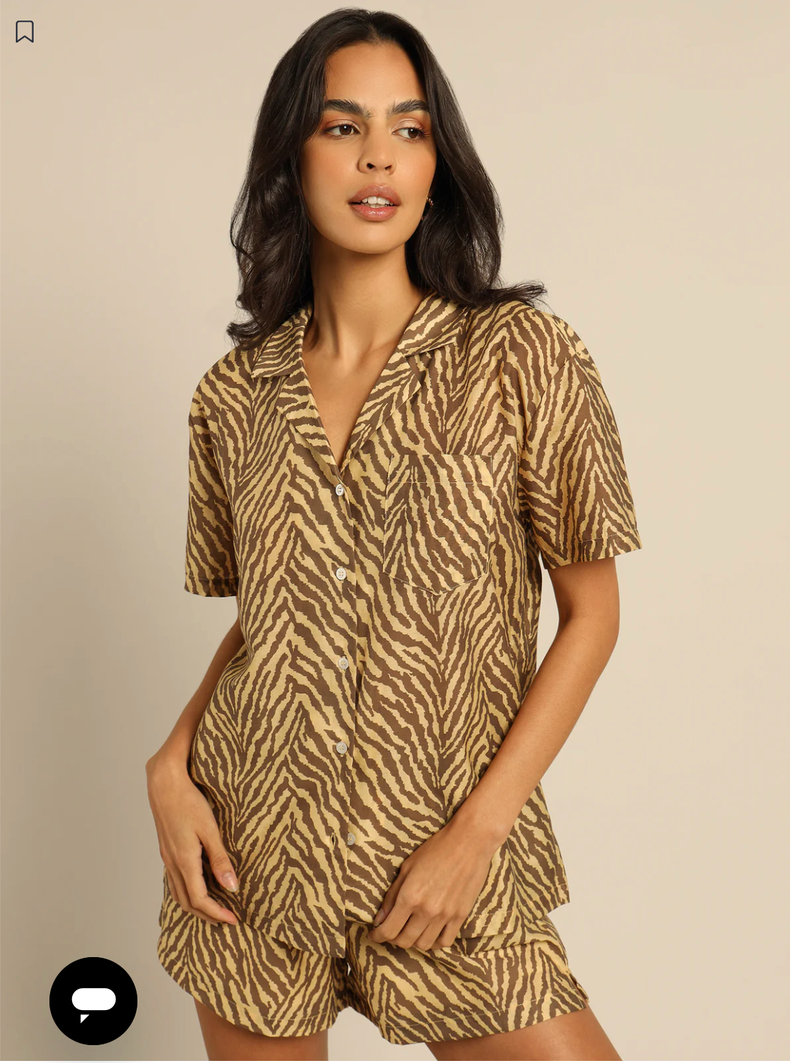 charlie holiday / indie shirt in zebra / 14 / xl (3881773955455882622)