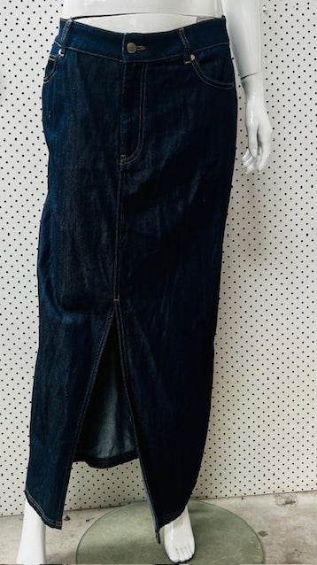 COUNTRY RD / denim maxi skirt / 14 Skirts