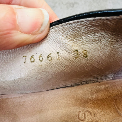 spotted horsehair ballet flats / 38 (3882012427133940585)