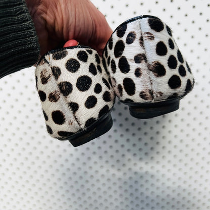 spotted horsehair ballet flats / 38 (3882012432188095948)