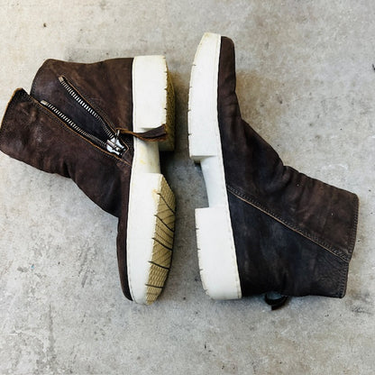 TRIPPEN / TOURIST in brown leather with white sole / 37 / $799 rrp (3882177254740101196)