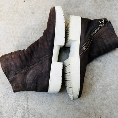 TRIPPEN / TOURIST in brown leather with white sole / 37 / $799 rrp (3882177256600704622)