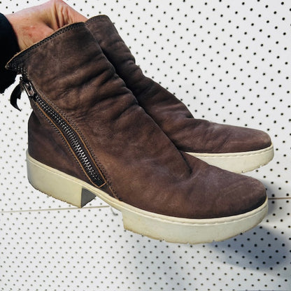 TRIPPEN / TOURIST in brown leather with white sole / 37 / $799 rrp (3882177265359417477)