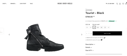 TRIPPEN / TOURIST in brown leather with white sole / 37 / $799 rrp (3882203864567950899)