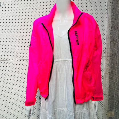HUFFER / 'BELLA' bright pink windbreaker / s (3882263014004113791)