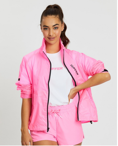 HUFFER / 'BELLA' bright pink windbreaker / s (3882291972025815027)