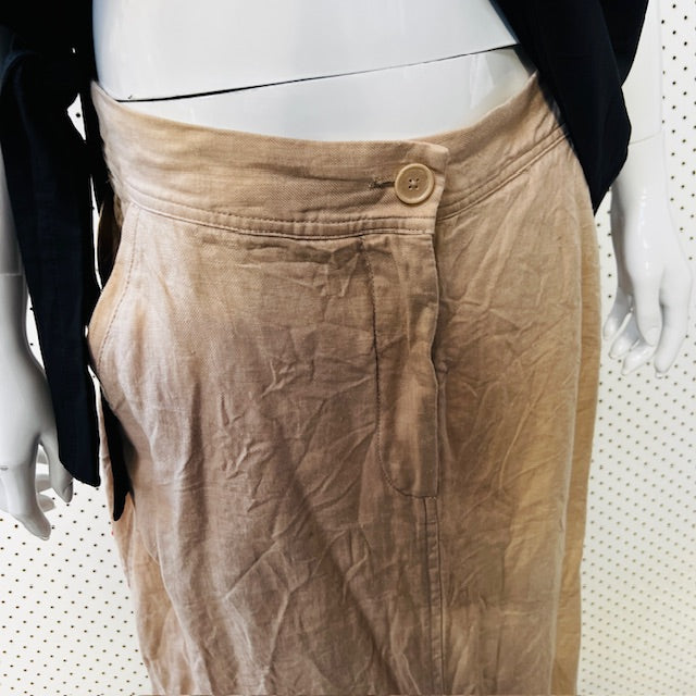 COUNTRY ROAD / organic french linen skirt / 14 Skirts