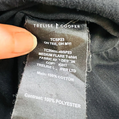 TRELISE COOPER / 'medium flare' tee in black / s (3882692288780904329)