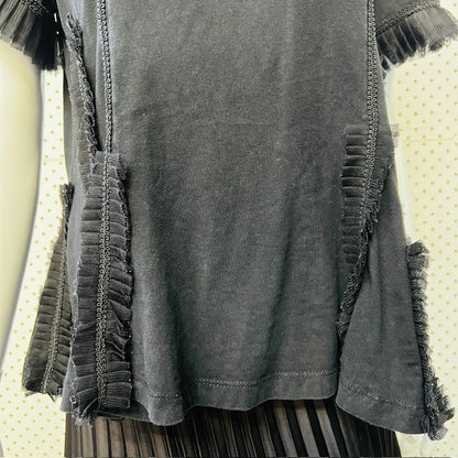 TRELISE COOPER / 'medium flare' tee in black / s (3882692293090550665)