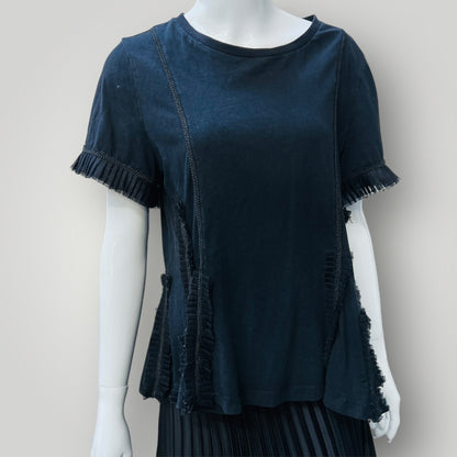 TRELISE COOPER / 'medium flare' tee in black / s (3882692922445565286)