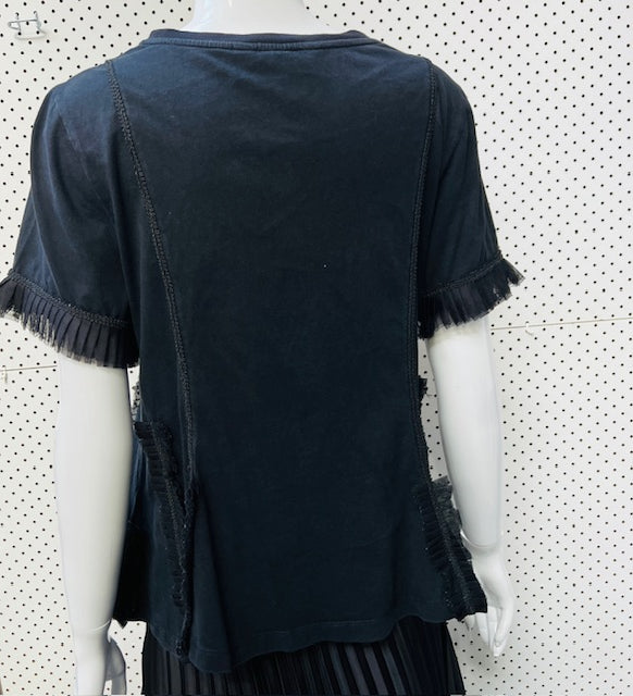 TRELISE COOPER / 'medium flare' tee in black / s (3882774057049802641)
