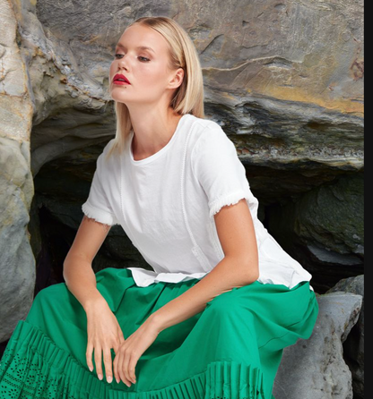 TRELISE COOPER / 'medium flare' tee in black / s (3882774354293778184)