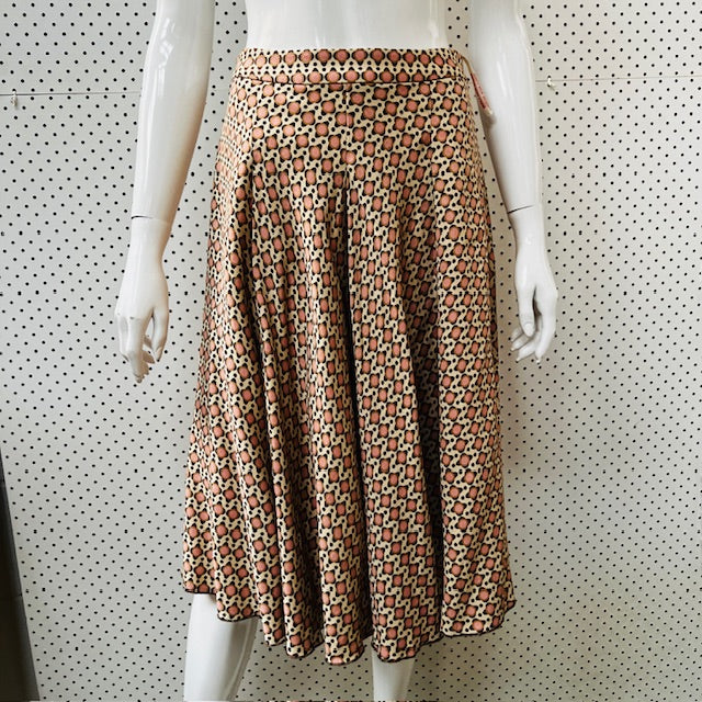 1990s nz vintage / WALLACE ROSE / silk skirt / 10 Skirts