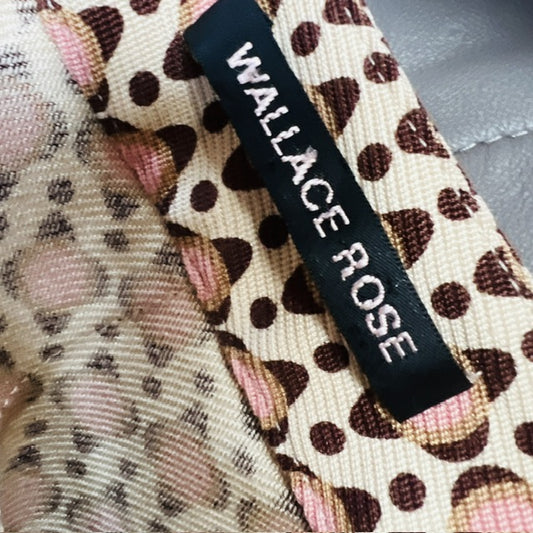 1990s nz vintage / WALLACE ROSE / silk skirt / 10 (3882864796804616132)
