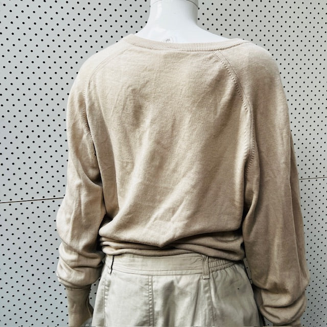 1980s british vintage / st michael / v neck wool jumper / L Tops & shirts