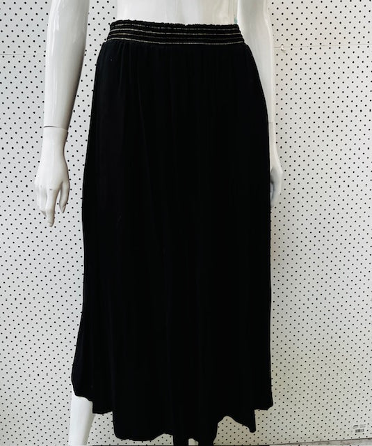 KATE SYLVESTER / black skirt with elastic waist / s Skirts