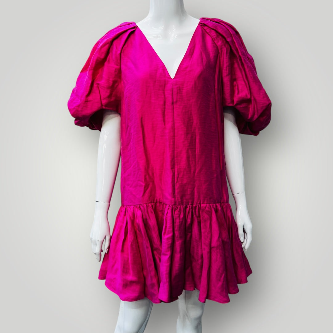 ACKLER / 'wheatland' mini dress / s (3883203685126235962)