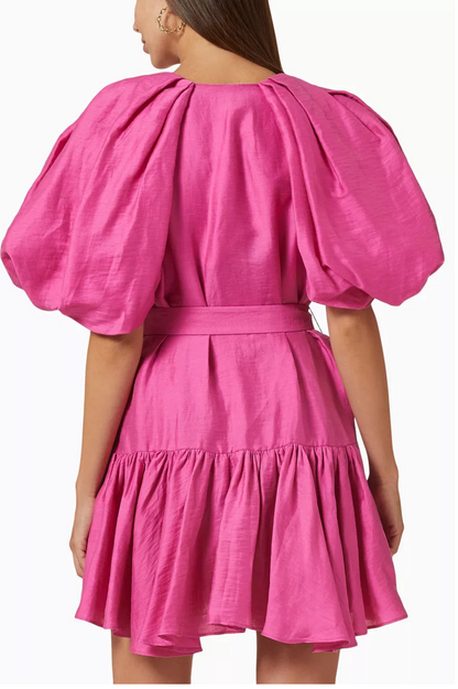 ACKLER / 'wheatland' mini dress / s (3883206125436792812)