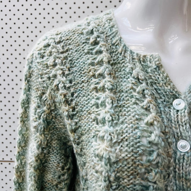 hand knitted / soft wool cardigan / s/m Tops & shirts