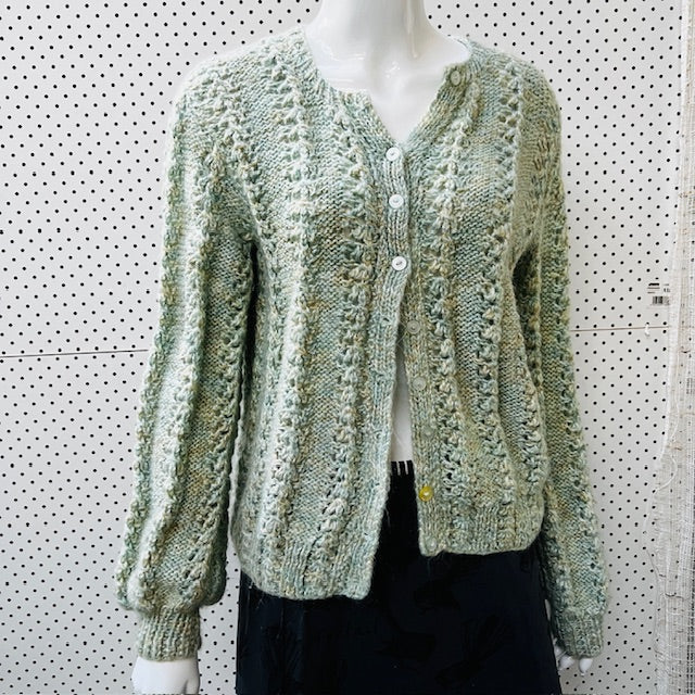 hand knitted / soft wool cardigan / s/m Tops & shirts