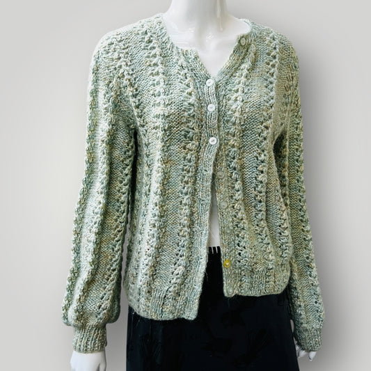 hand knitted / soft wool cardigan / s/m Tops & shirts