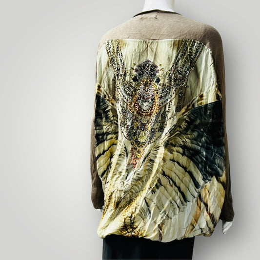CAMILLA / oversized silk top / one size Tops & shirts