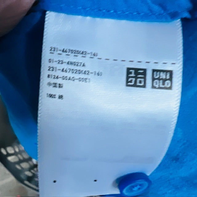 JW ANDERSON x uniqlo - / electric blue sheer top / XL (3883369206711977495)