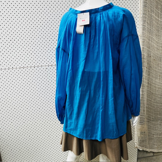 JW ANDERSON x uniqlo - / electric blue sheer top / XL (3883369212065483548)