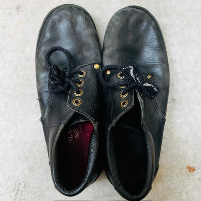 vintage / MCKINLEYS / black leather lace ups / 39/40 (3883479599081912799)