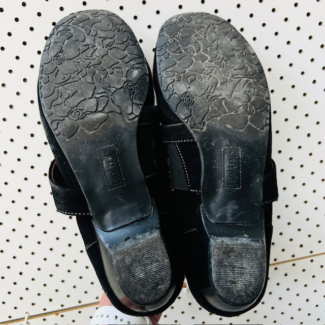 HOTTER / suede mary-jane flats / 41 (3883479672125333177)